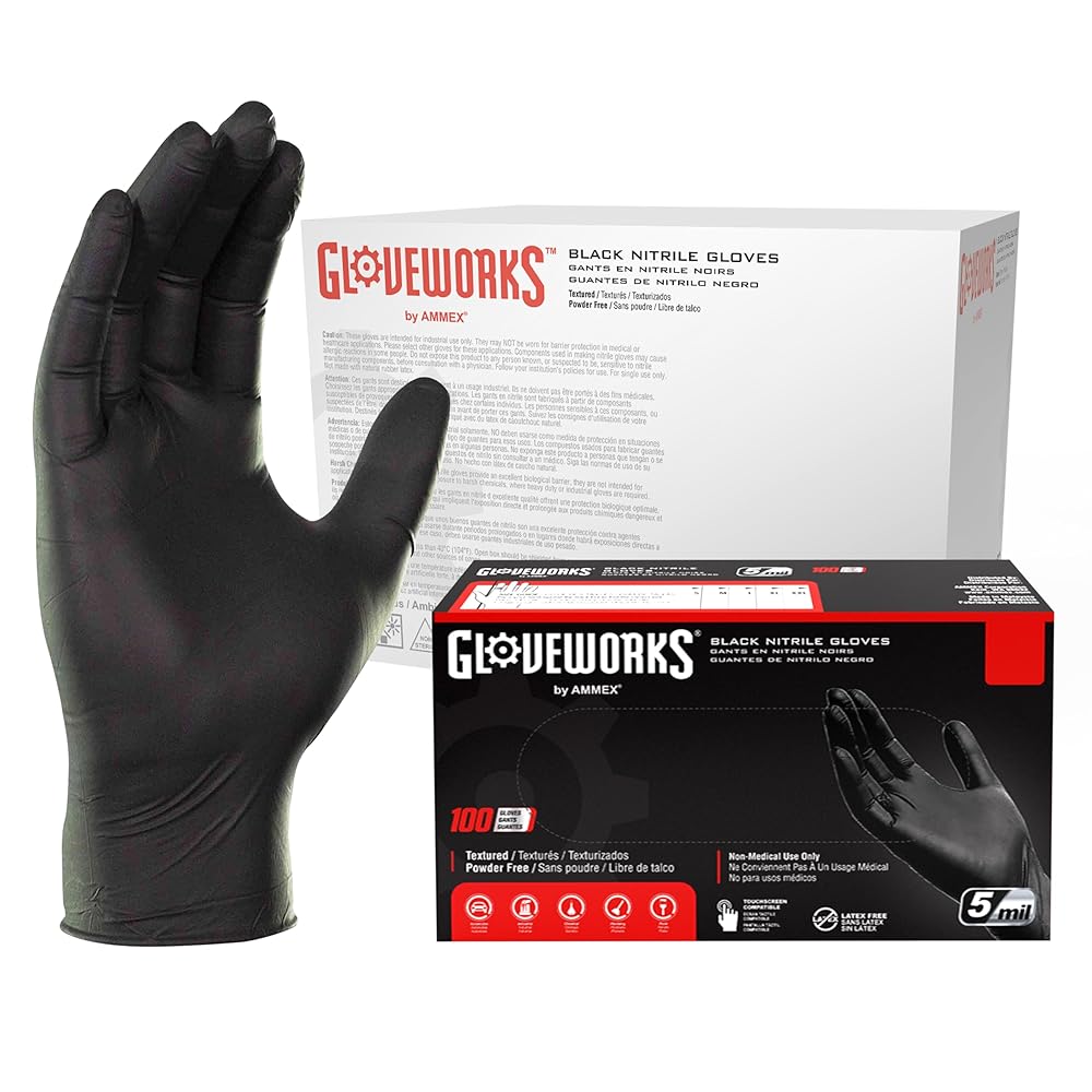 Illustrative example of gloveworks nitrile gloves from Google Search