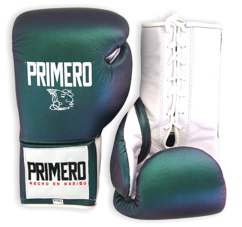 Illustrative example of green boxing gloves from Google Search
