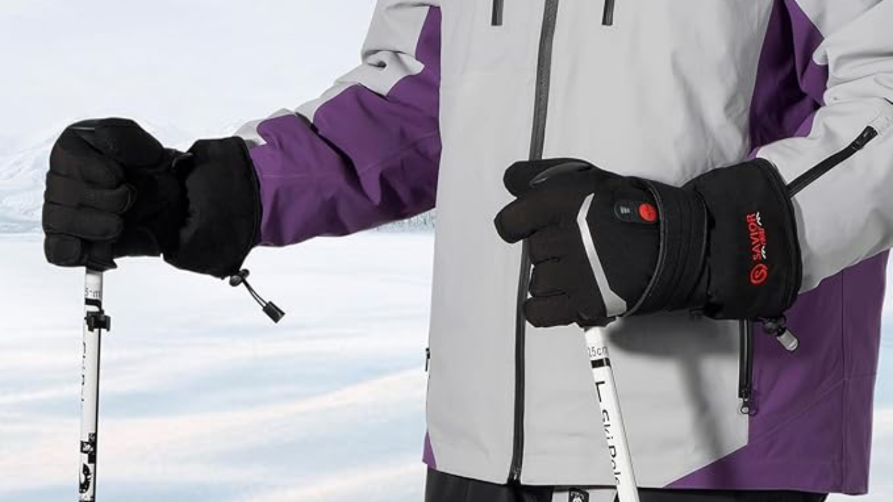Illustrative example of heated gloves for skiing from Google Search