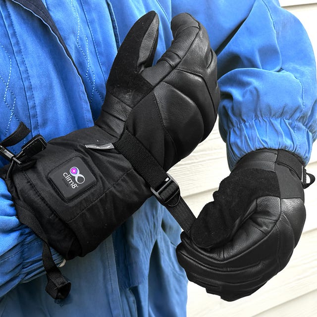 Illustrative example of heated ski gloves from Google Search