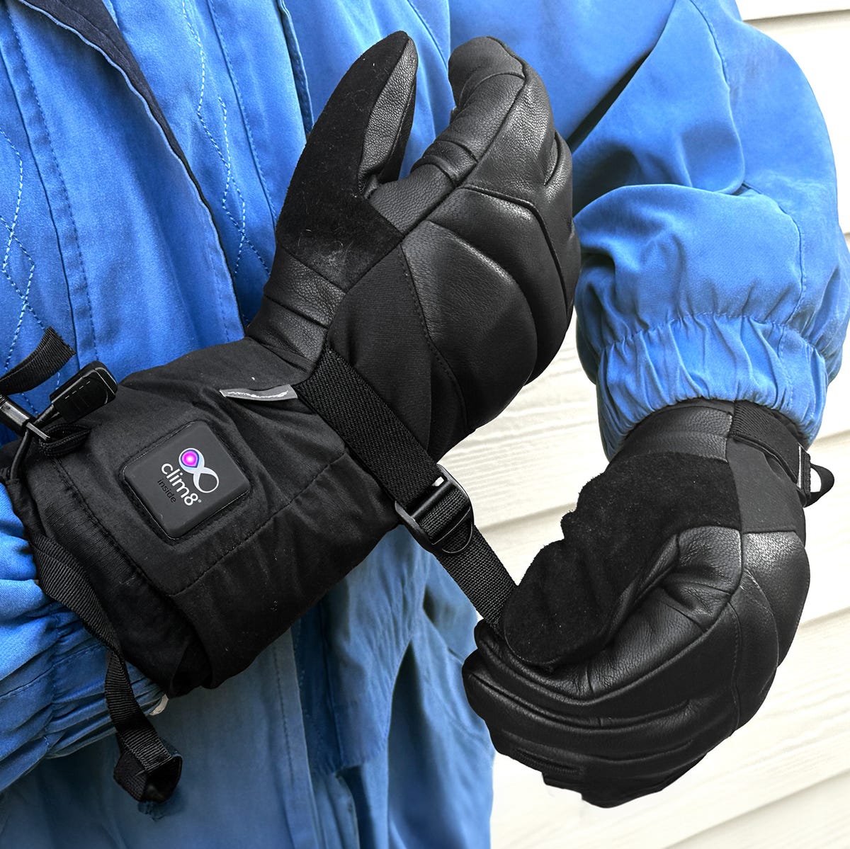 Illustrative example of heated snowmobile gloves from Google Search