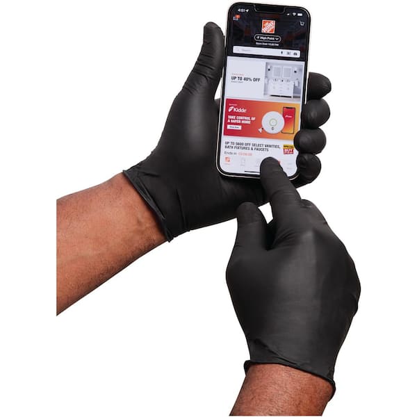 Illustrative example of heavy duty nitrile gloves from Google Search