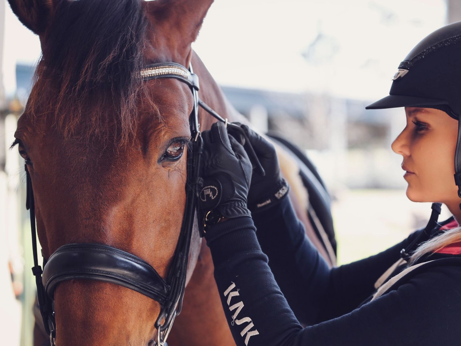 Illustrative example of horseback riding gloves from Google Search