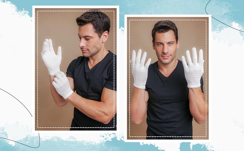 Illustrative example of hypoallergenic gloves from Google Search