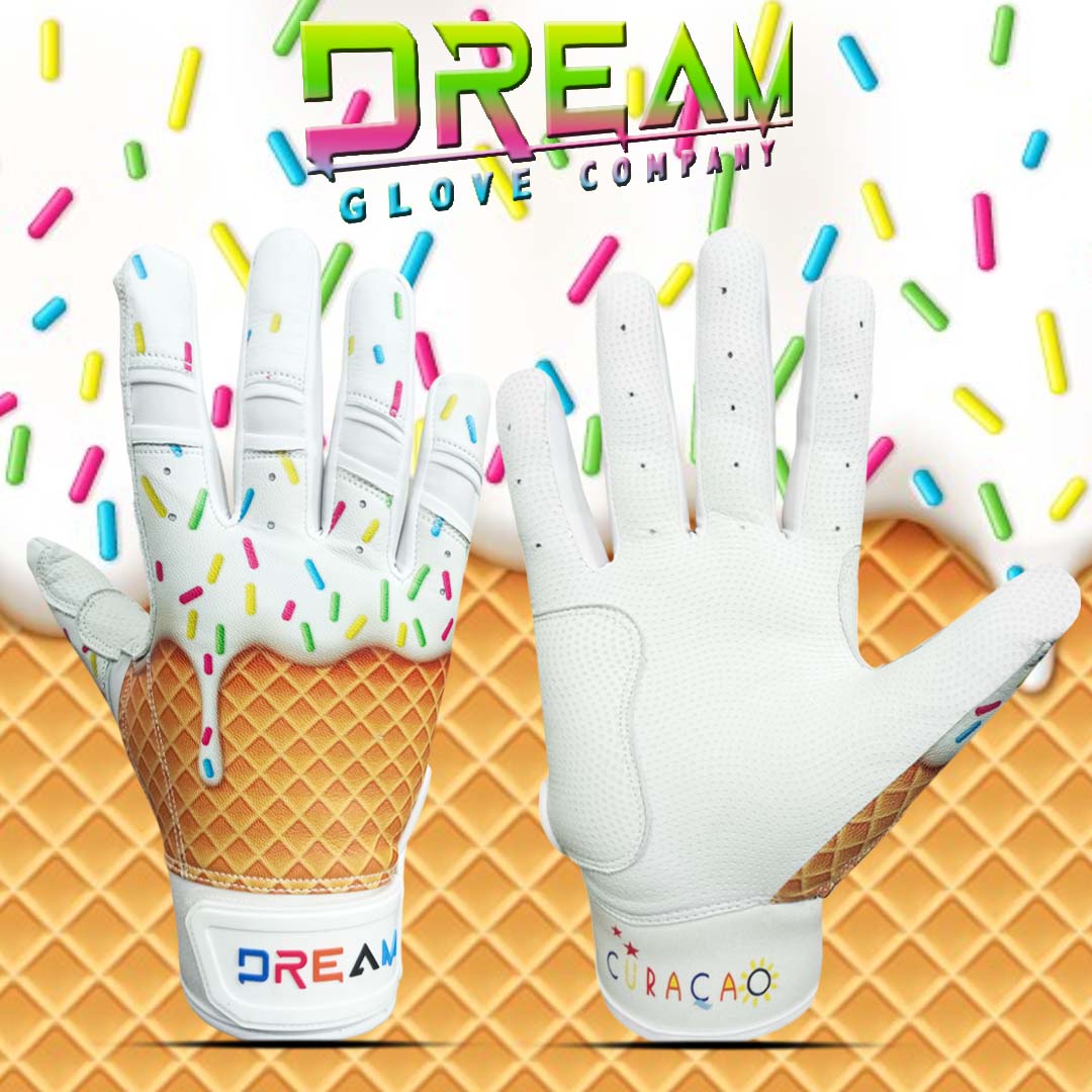 Illustrative example of ice cream batting gloves from Google Search