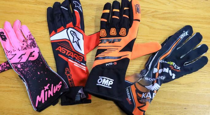 Illustrative example of kart racing gloves from Google Search