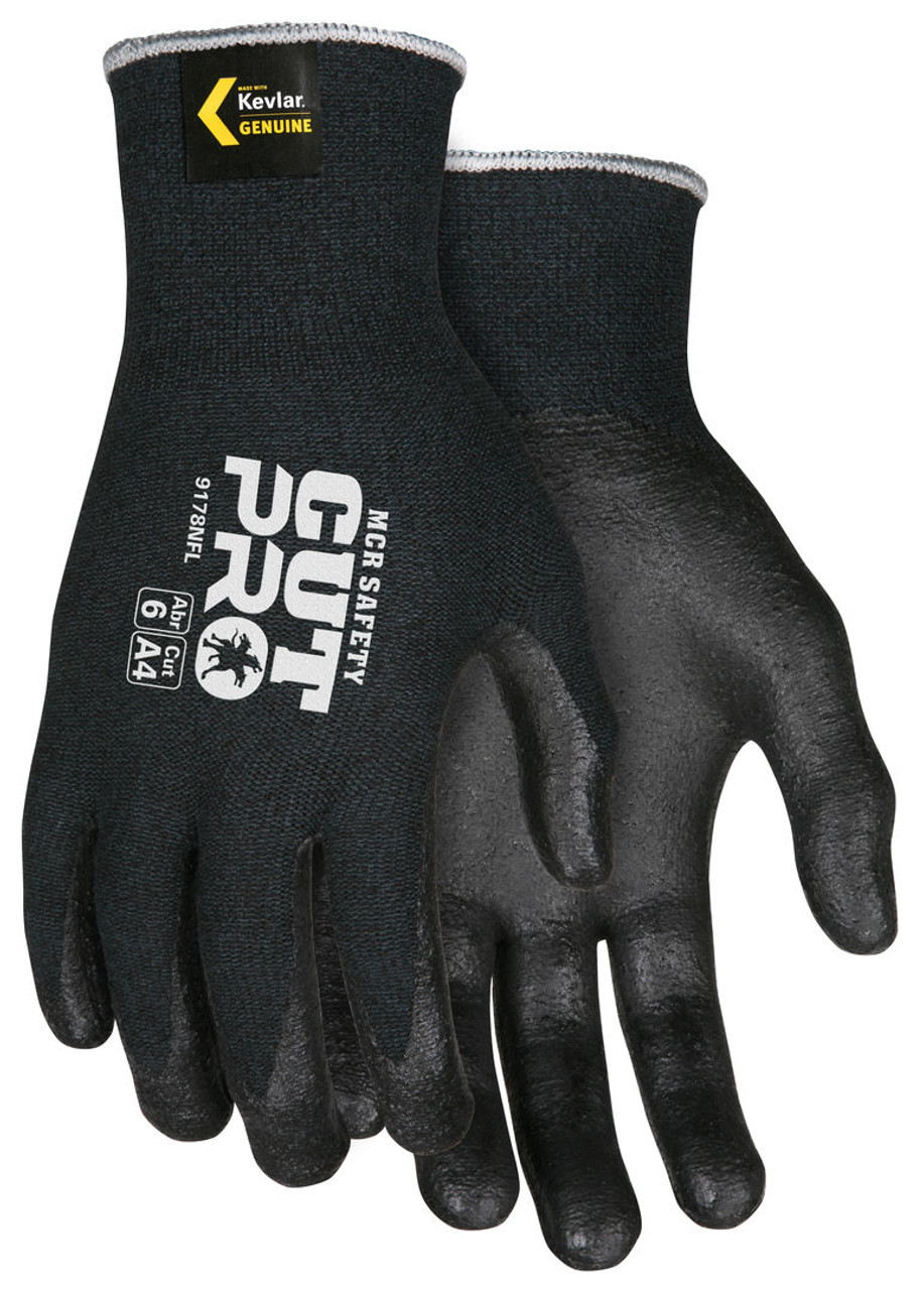 Illustrative example of kevlar work gloves from Google Search