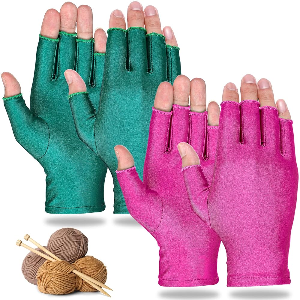 Illustrative example of knitters gloves from Google Search