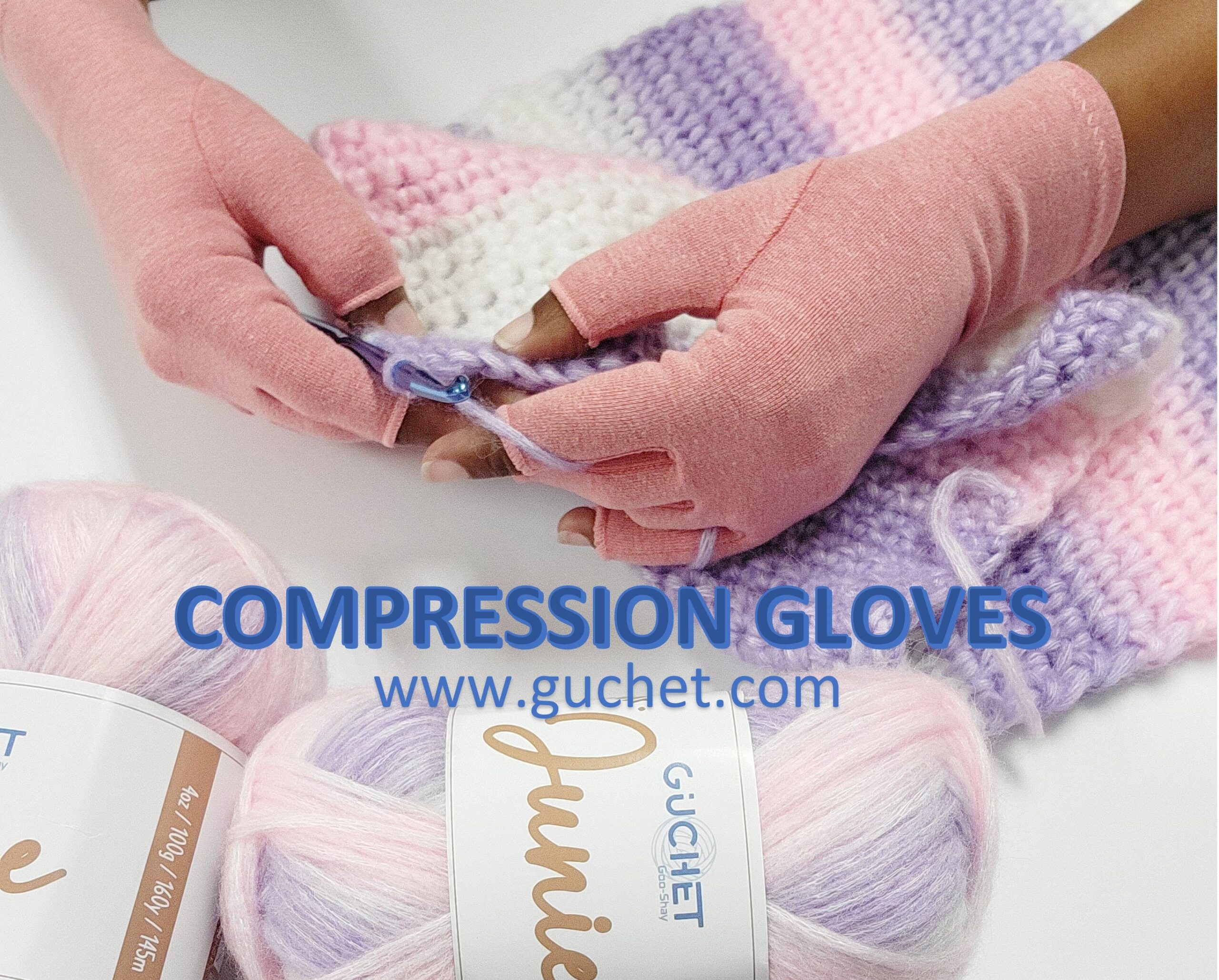 Illustrative example of knitters gloves from Google Search