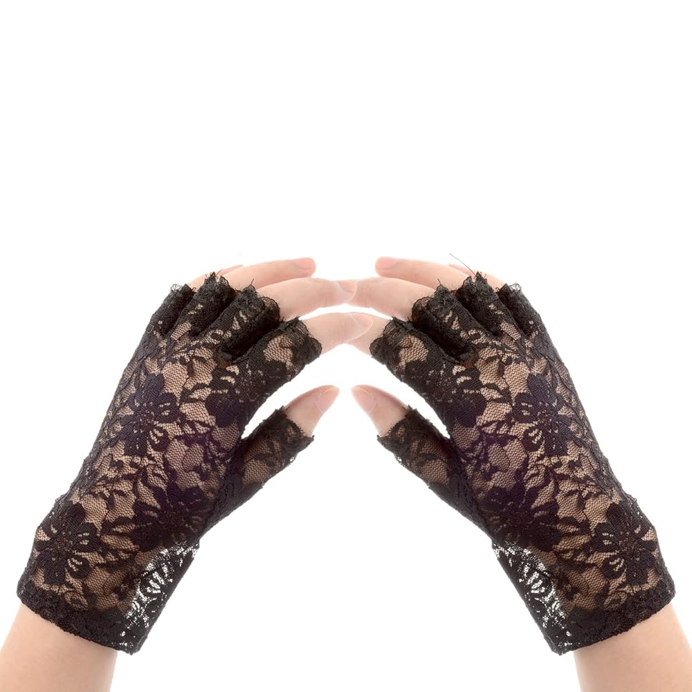 Illustrative example of lace gloves from Google Search