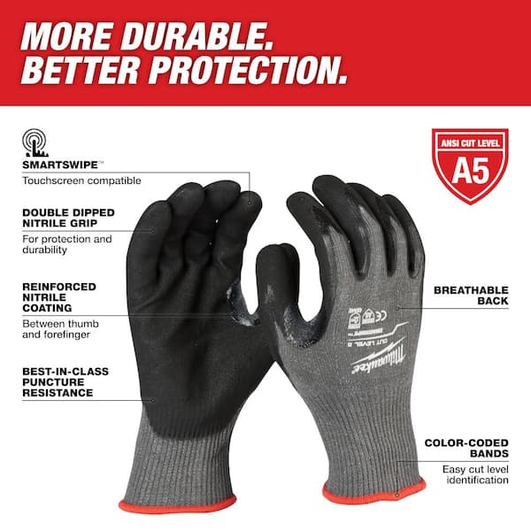 Illustrative example of level 5 cut resistant gloves from Google Search