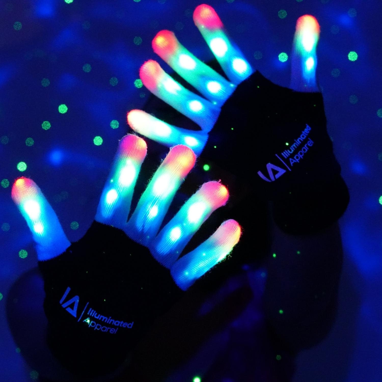 Illustrative example of light up gloves from Google Search