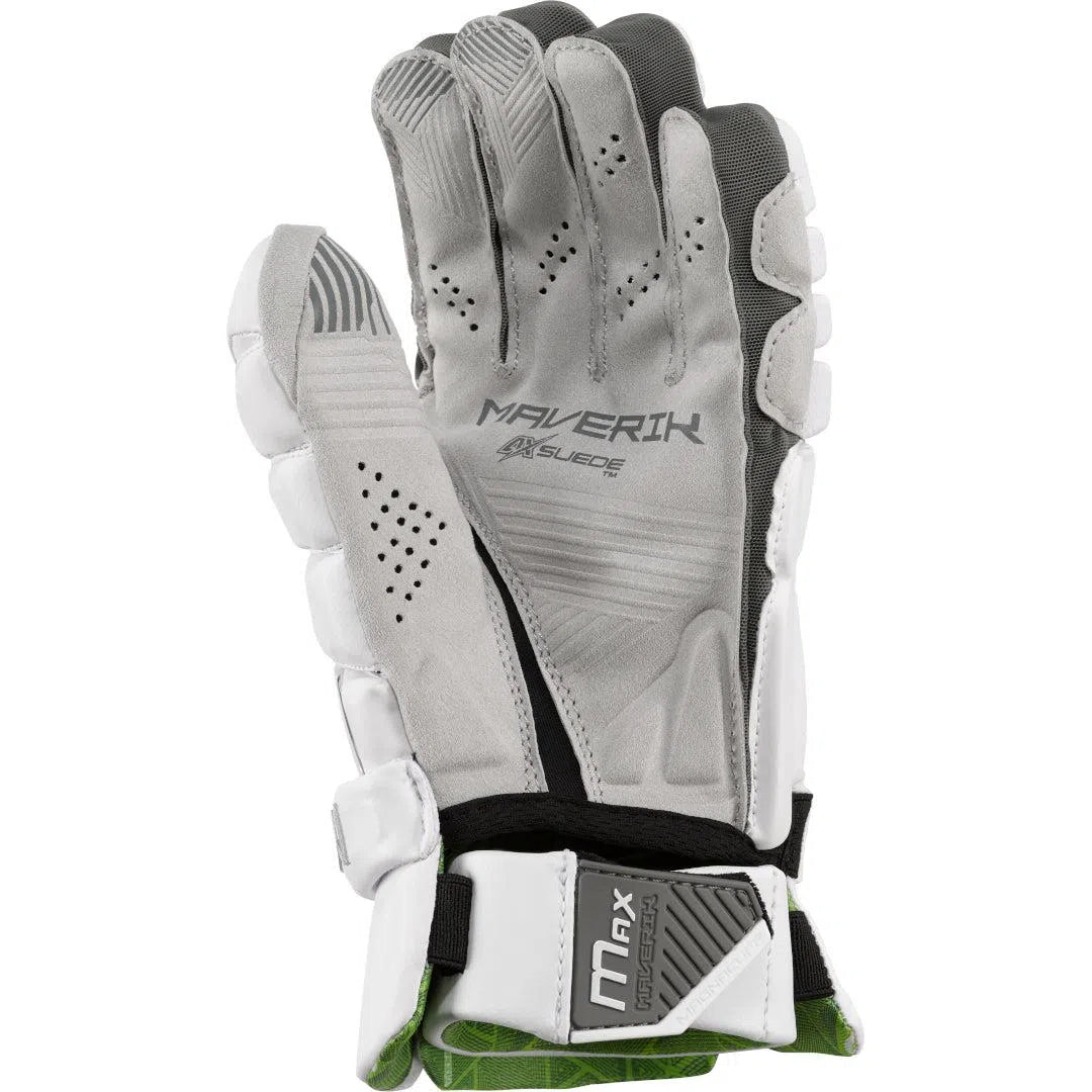 Illustrative example of maverik lacrosse gloves from Google Search