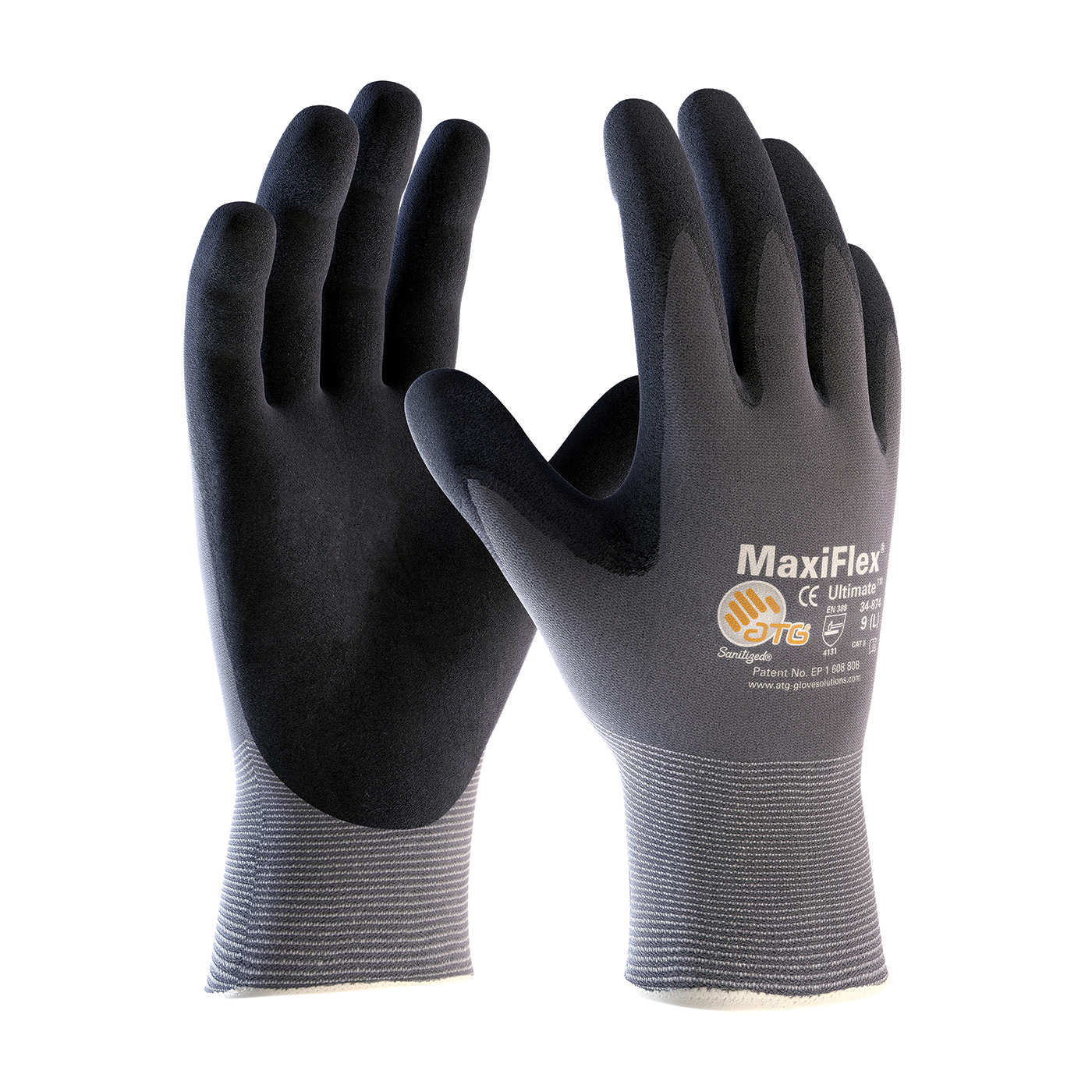 Illustrative example of maxiflex work gloves from Google Search