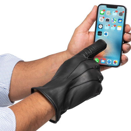Illustrative example of men with leather gloves from Google Search