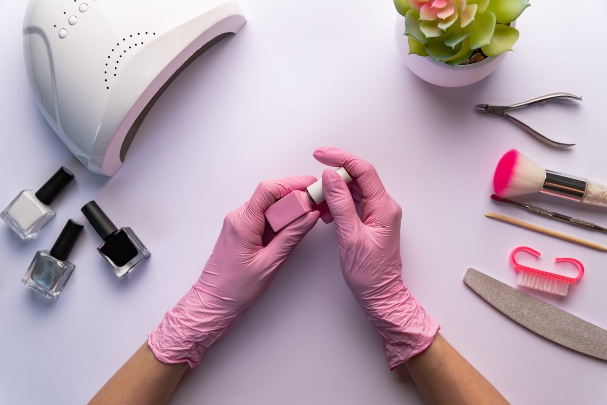 Illustrative example of nail gloves from Google Search
