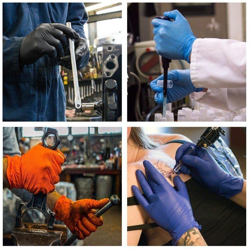 Illustrative example of nitrile work gloves from Google Search