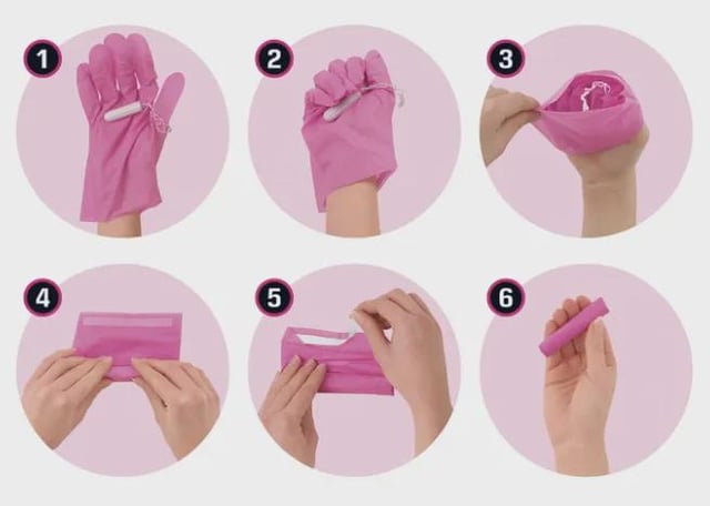 Illustrative example of pink gloves from Google Search