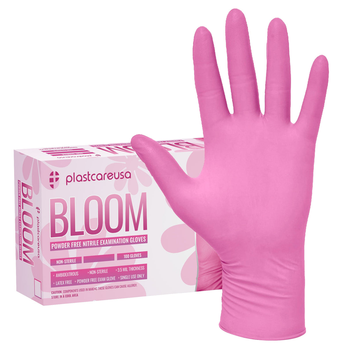 Illustrative example of pink latex gloves from Google Search