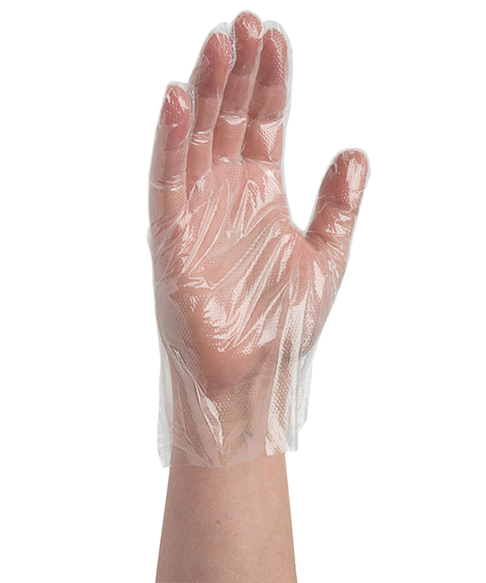 Illustrative example of poly gloves from Google Search