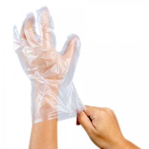 Illustrative example of polyethylene gloves from Google Search