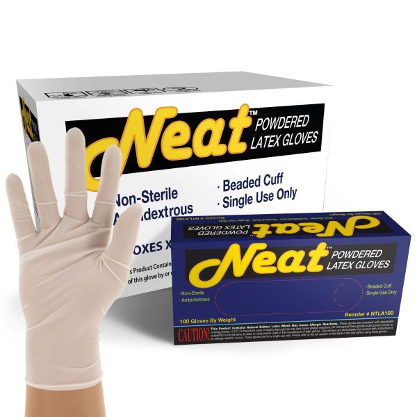 Illustrative example of powder free latex gloves from Google Search