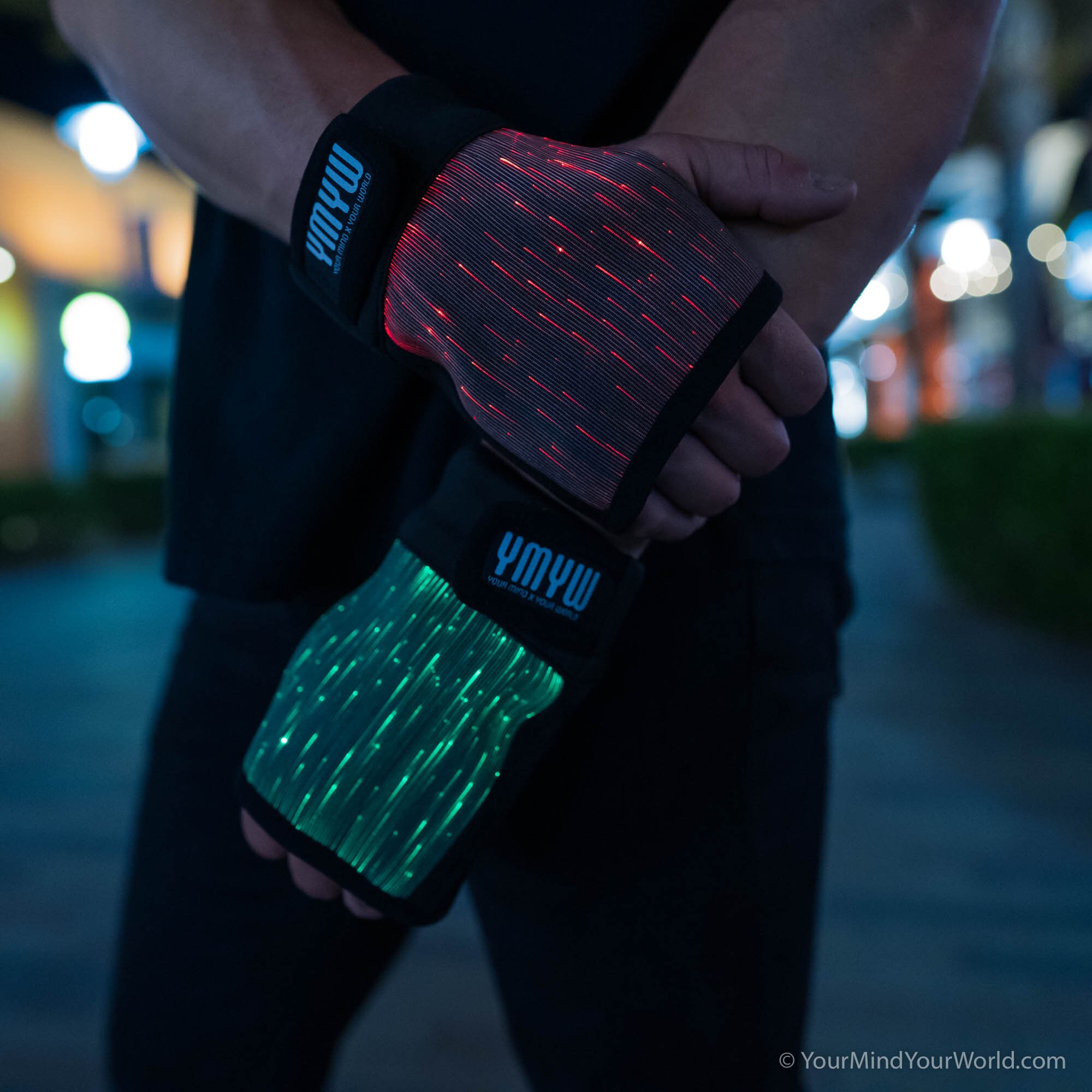 Illustrative example of rave gloves from Google Search