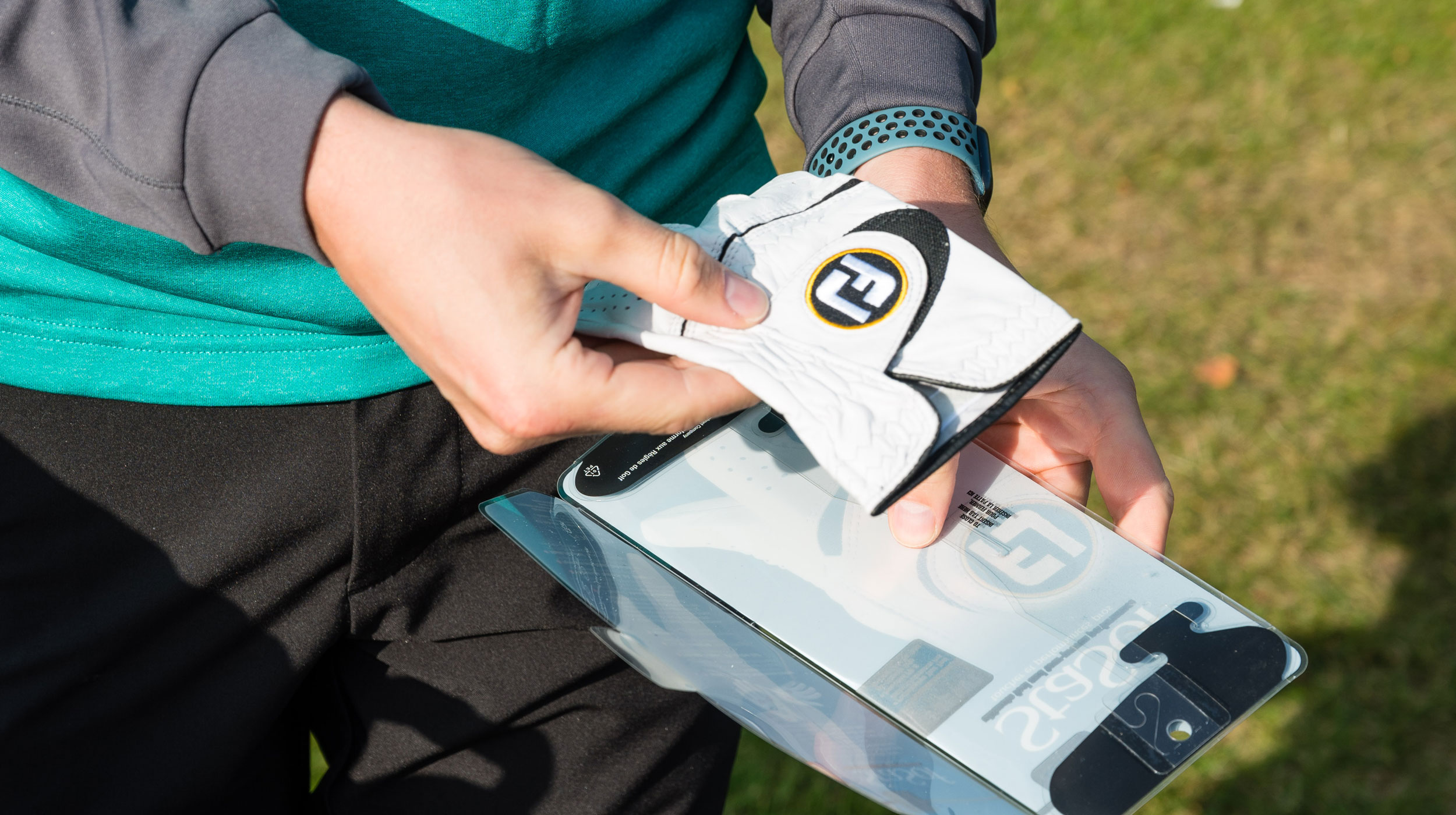 Illustrative example of right handed golf gloves from Google Search