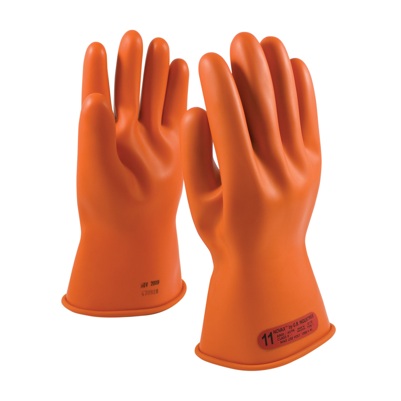 Illustrative example of rubber work gloves from Google Search