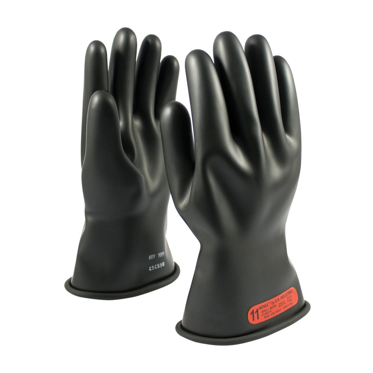 Illustrative example of rubber work gloves from Google Search