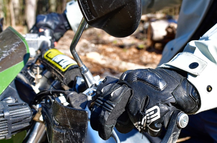 Illustrative example of sportbike riding gloves from Google Search