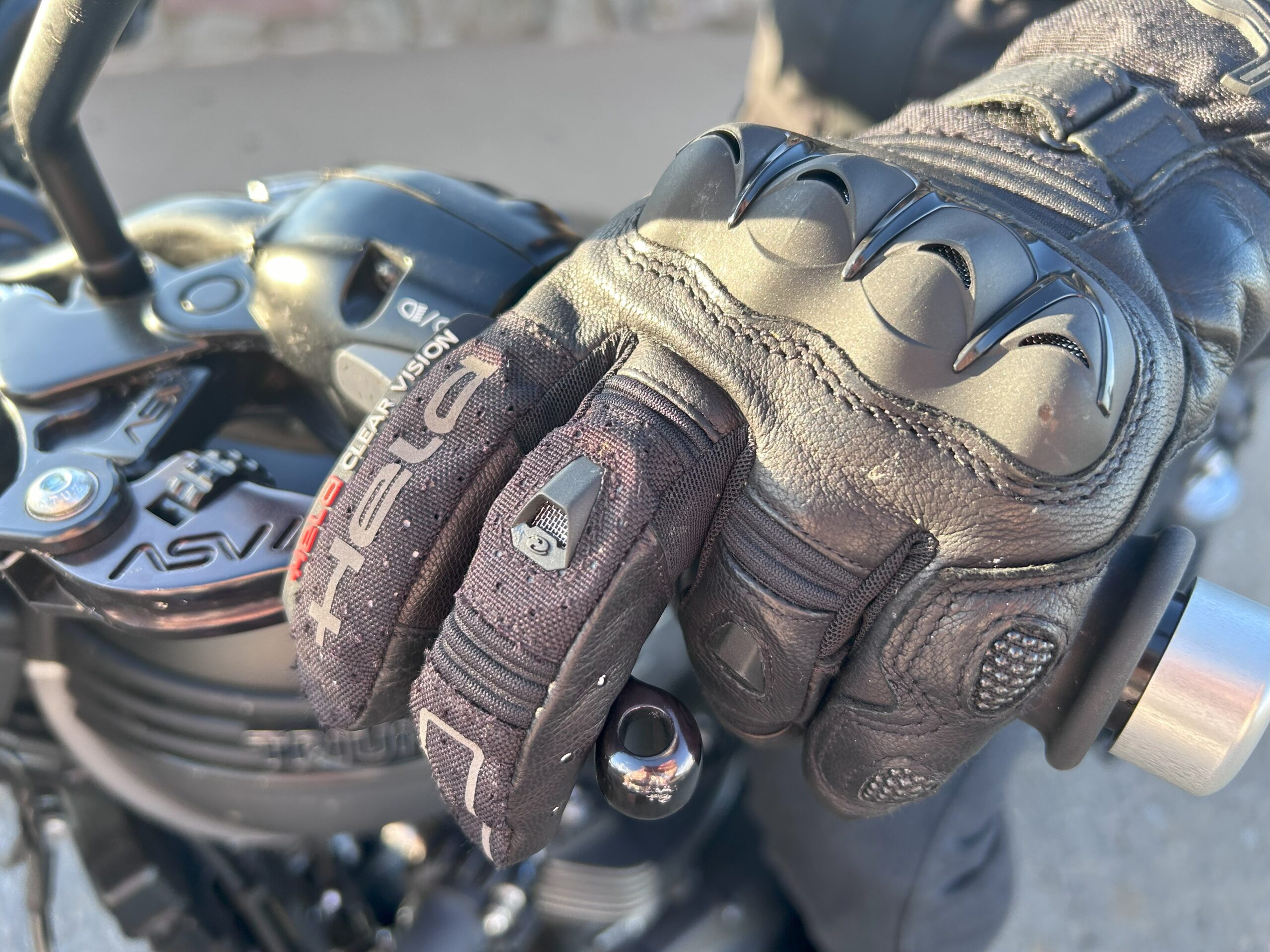 Illustrative example of sportbike riding gloves from Google Search