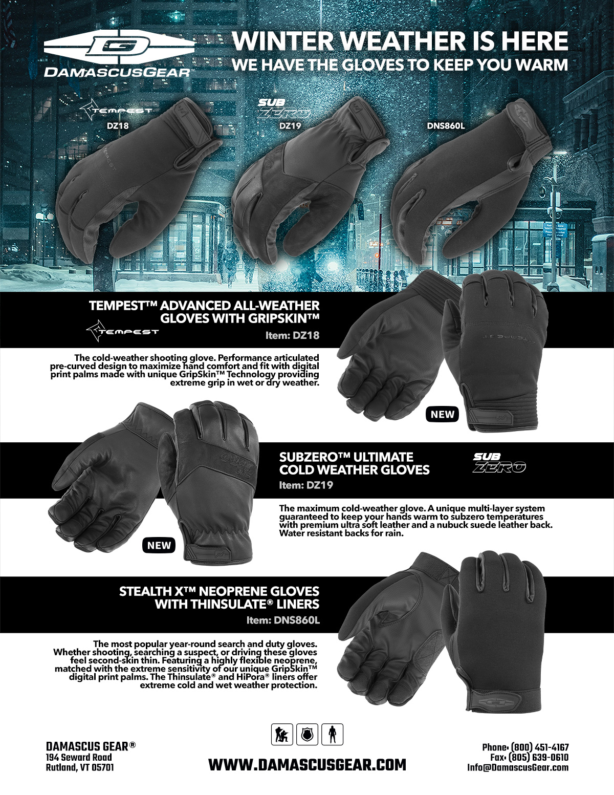Illustrative example of sub zero gloves from Google Search