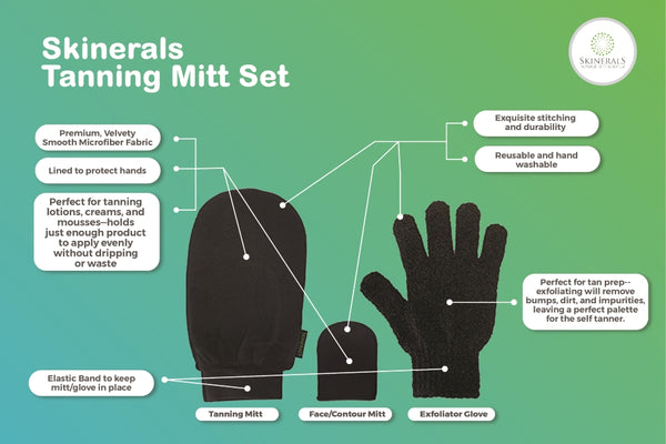Illustrative example of sunless tanning gloves from Google Search