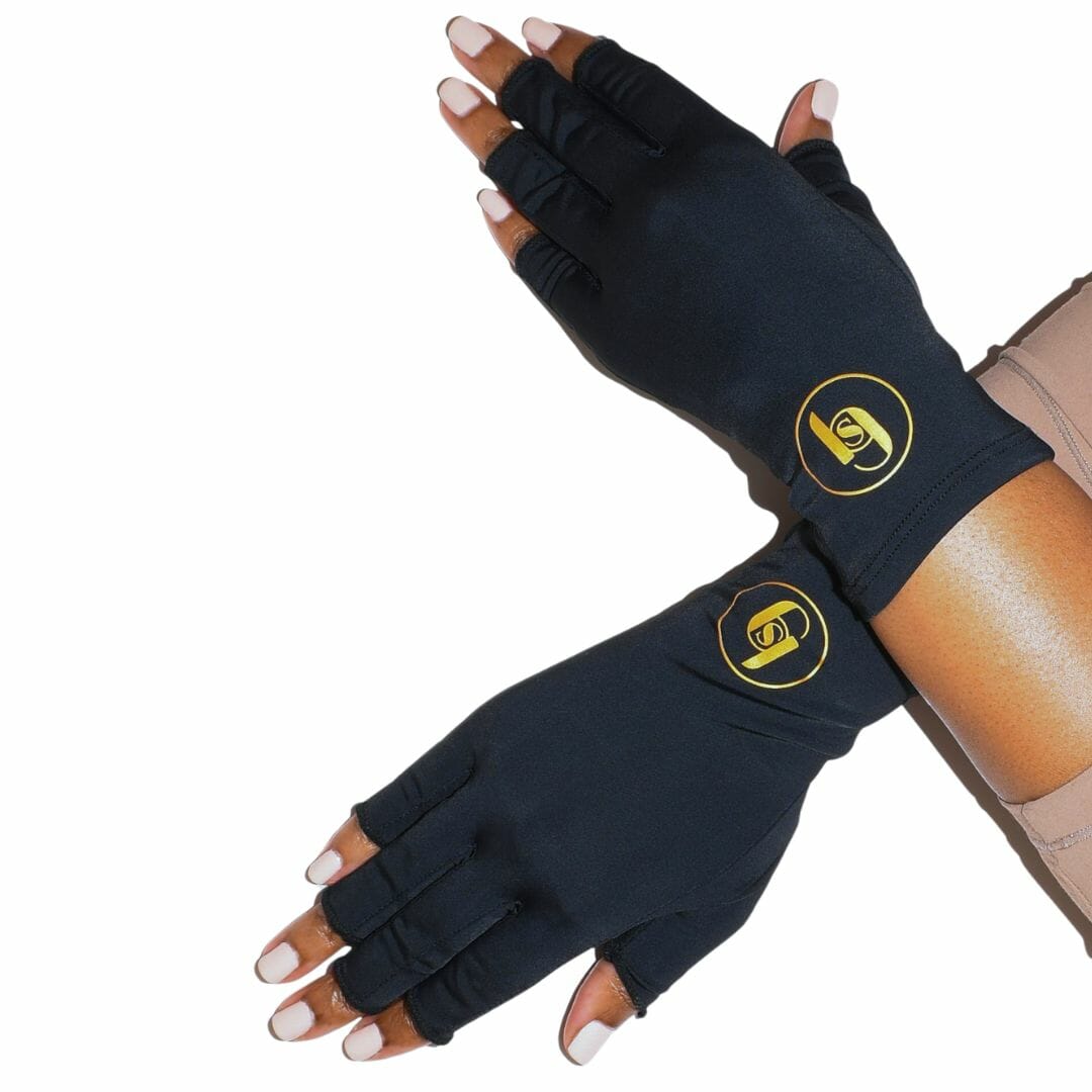 Illustrative example of sunscreen gloves from Google Search