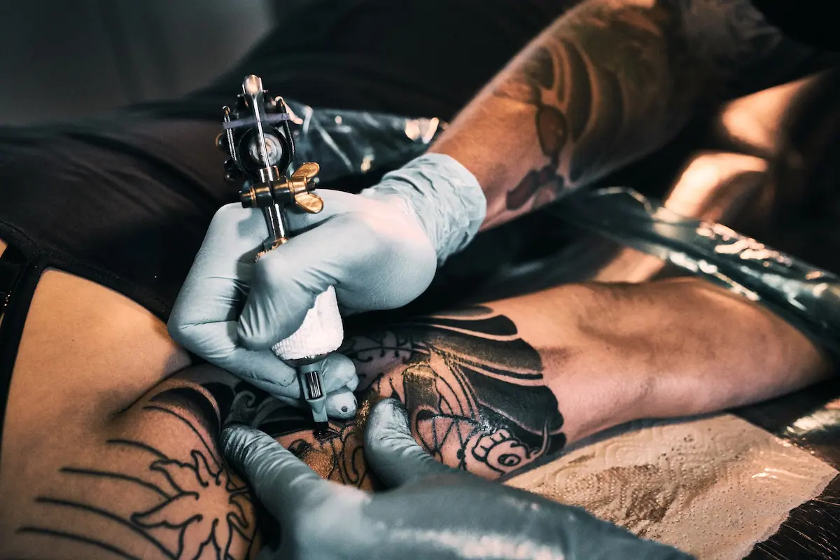 Illustrative example of tattoo gloves from Google Search