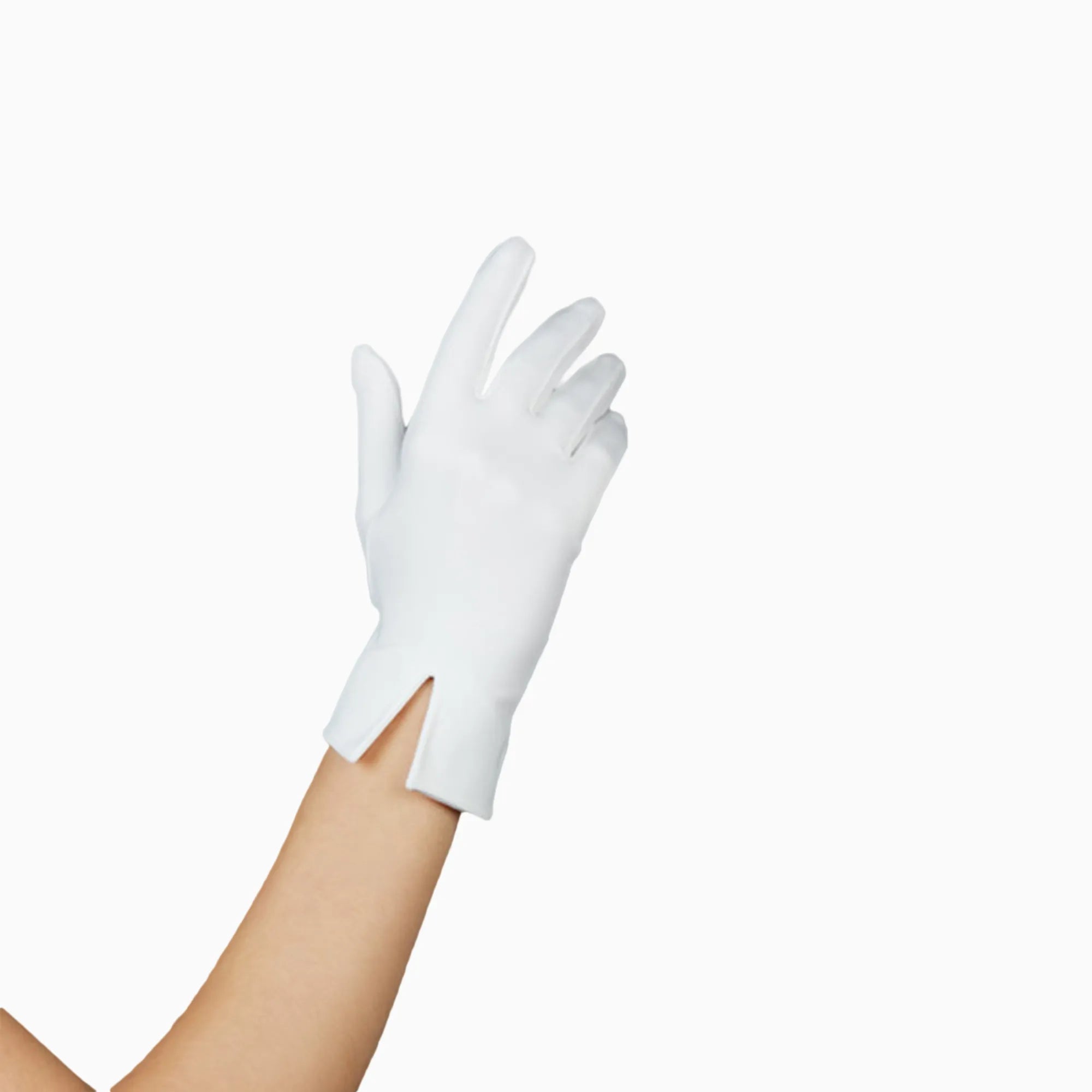 Illustrative example of white gloves women from Google Search