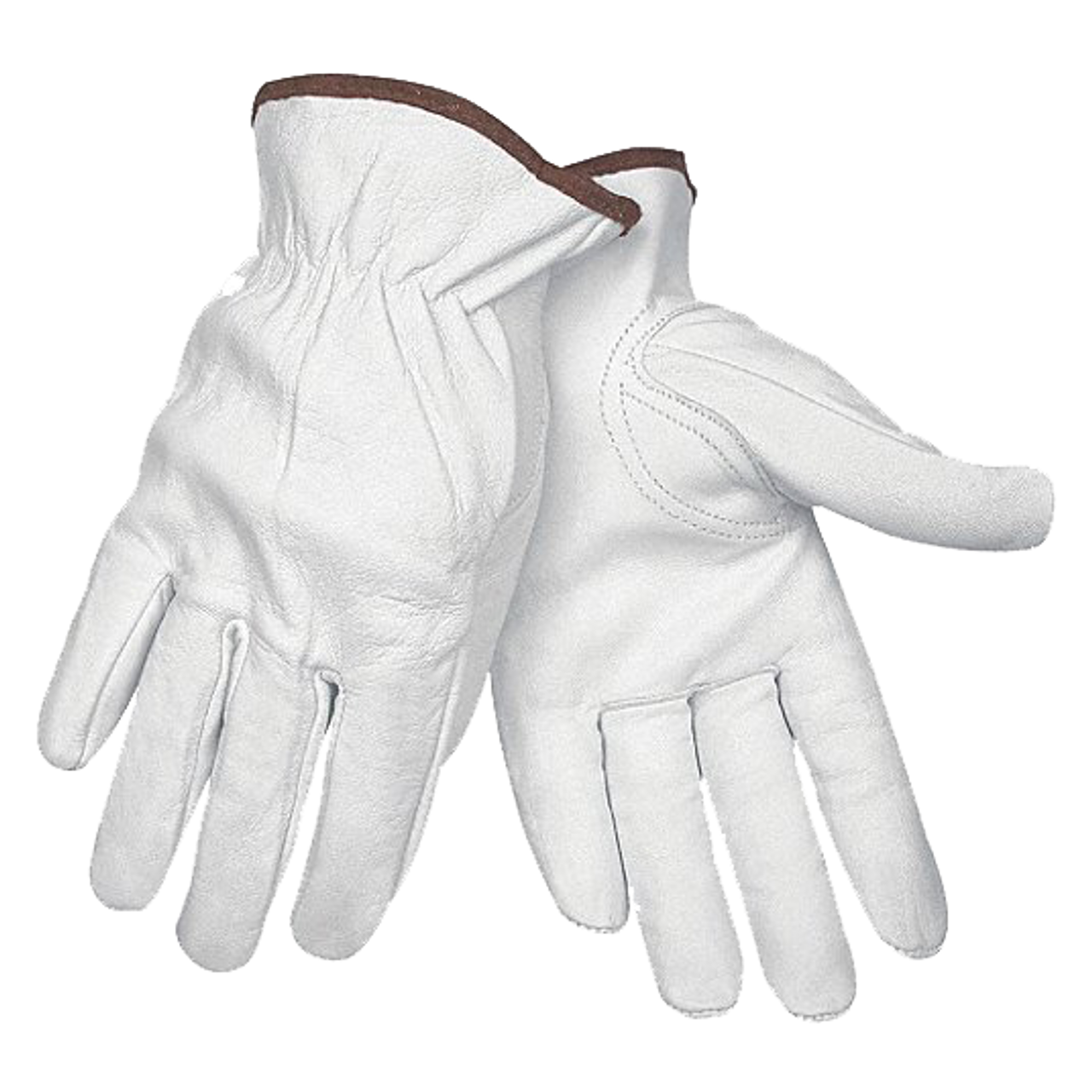 Illustrative example of white leather gloves from Google Search