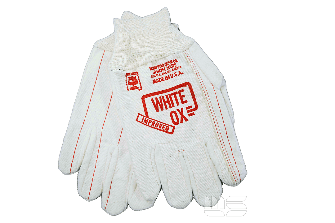 Illustrative example of white ox gloves from Google Search