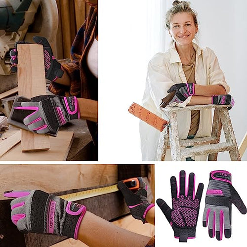 Illustrative example of work gloves for women from Google Search
