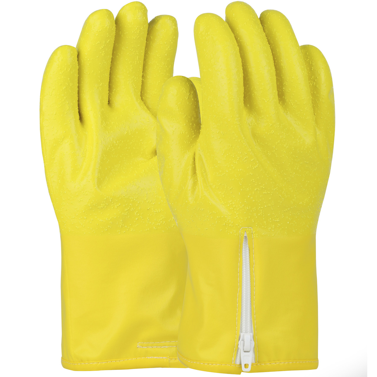 Illustrative example of yellow glove from Google Search