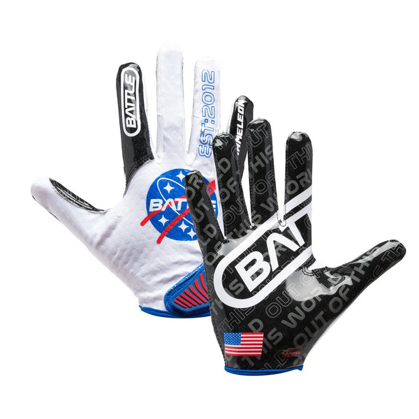 Illustrative example of youth football receiver gloves from Google Search