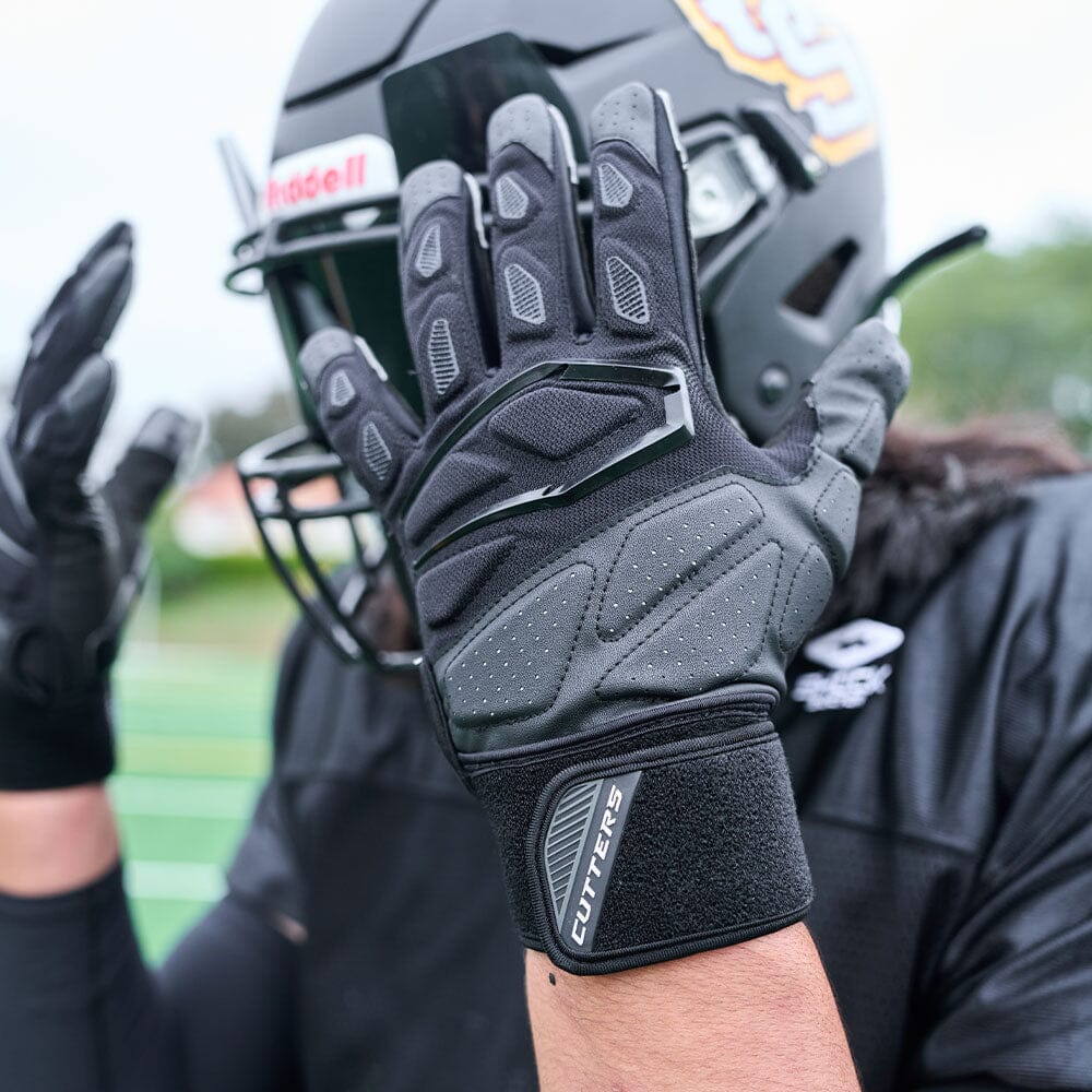 Illustrative example of youth lineman gloves from Google Search