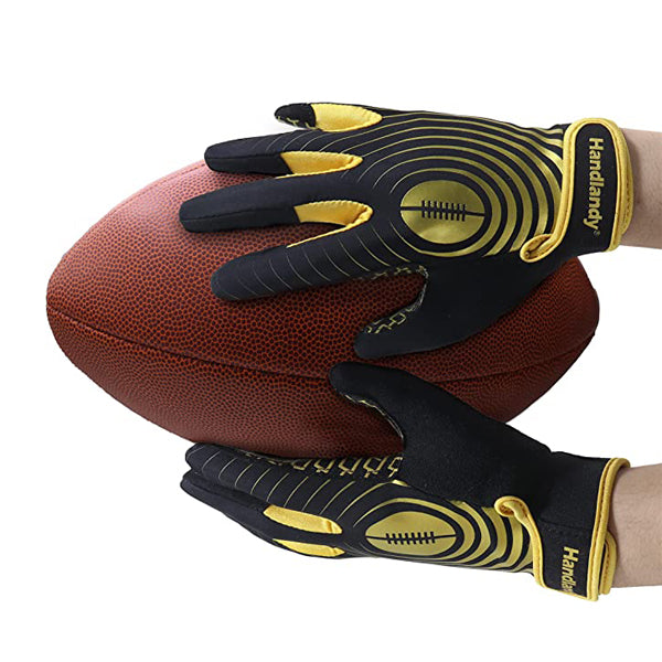 Illustrative example of youth wide receiver gloves from Google Search